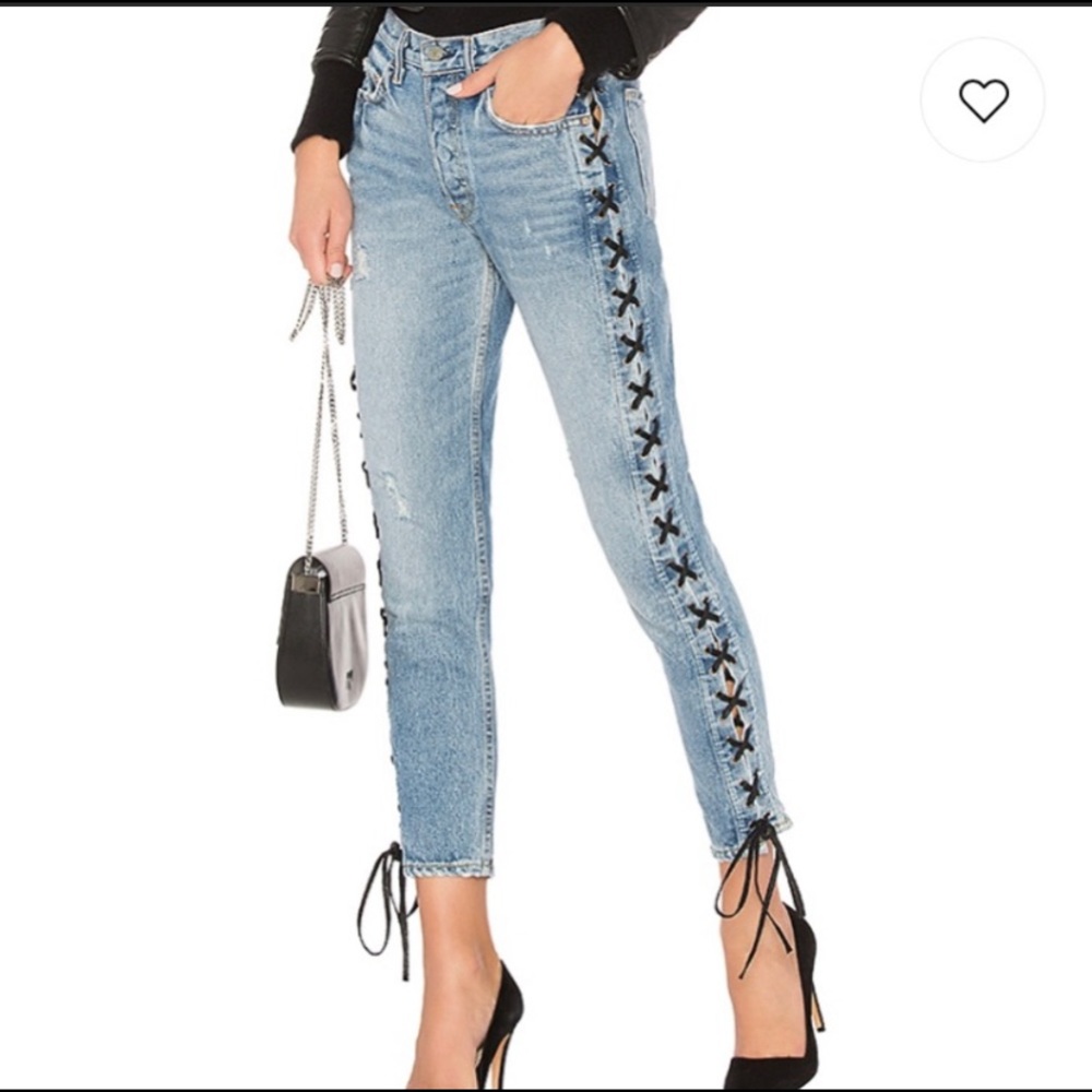 GRLFRND karolina high waist skinny jeans